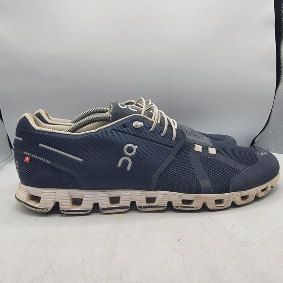 On Cloud 5 Mens 13 Blue Athletic Running Shoes Lightweight Casual Comfort - Picture 7 of 14